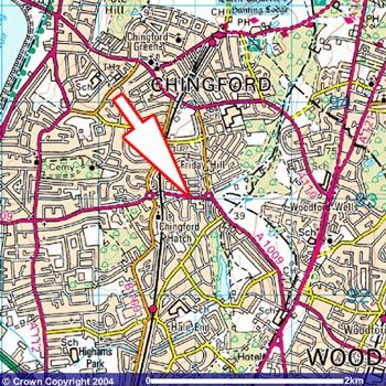 How to find Adams & Sons showroom in Chingford, North London